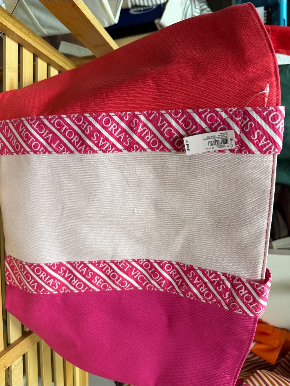 Victoria's Secret Girls' Colorblock Skirt in Red, Hot Pink & White